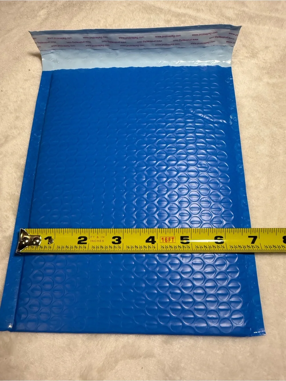 Pack of 15 Blue  Bubble Cushioned and Self Sealing Poly Mailer 6.5 X 9